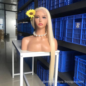 Human Hair Extension Frontal Wig Raw Virgin Cuticle Aligned Hair Unproccessed Virgin Hair 613 Lace Front Wigs Full Lace Wigs